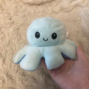 NWOT Reversible Blue Octopus Plushie